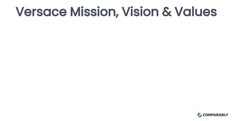 versace vision statement|who runs versace today.